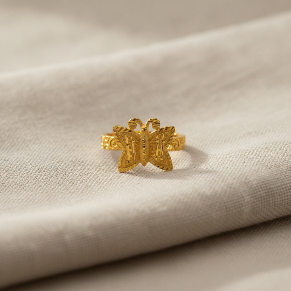 Imperial Butterfly Crest Ring