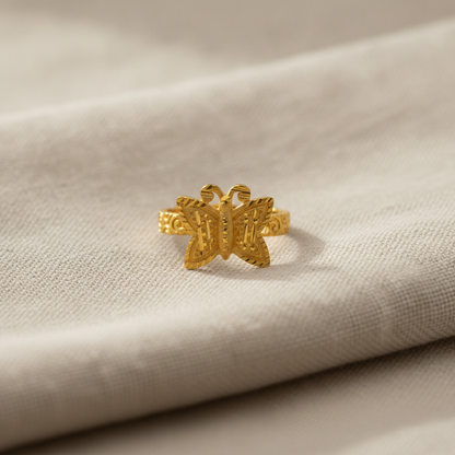 Imperial Butterfly Crest Ring