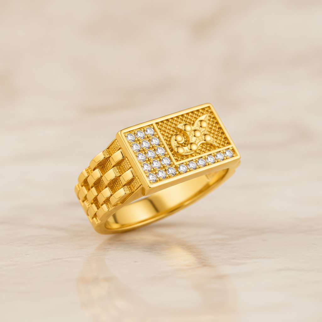 Imperial Crownstone Gold Men’s Ring