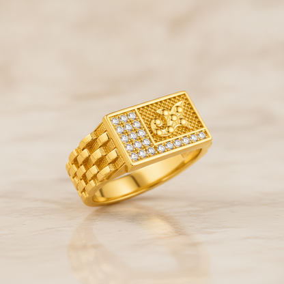 Imperial Crownstone Gold Men’s Ring