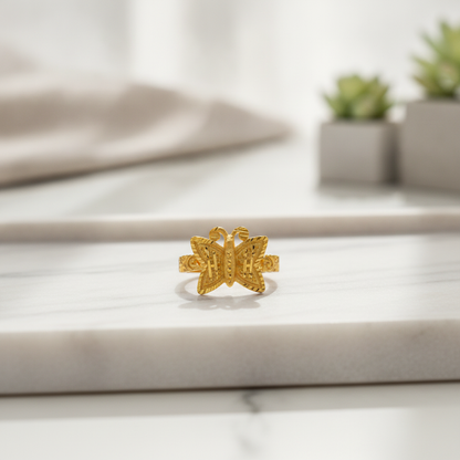 Imperial Butterfly Crest Ring
