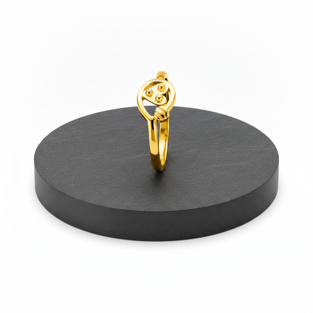 Eternal Heart Orbit Designer Statement Ring