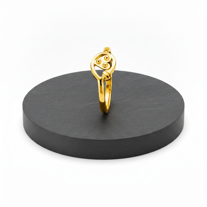 Eternal Heart Orbit Designer Statement Ring