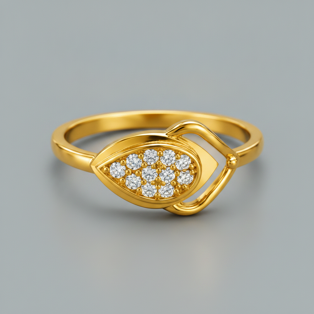 Eternal Leaf Radiance Designer Ring For Women
