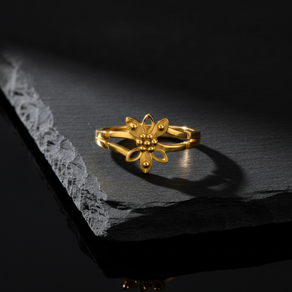 Regal Starbloom Petal Embrace Ring for Women