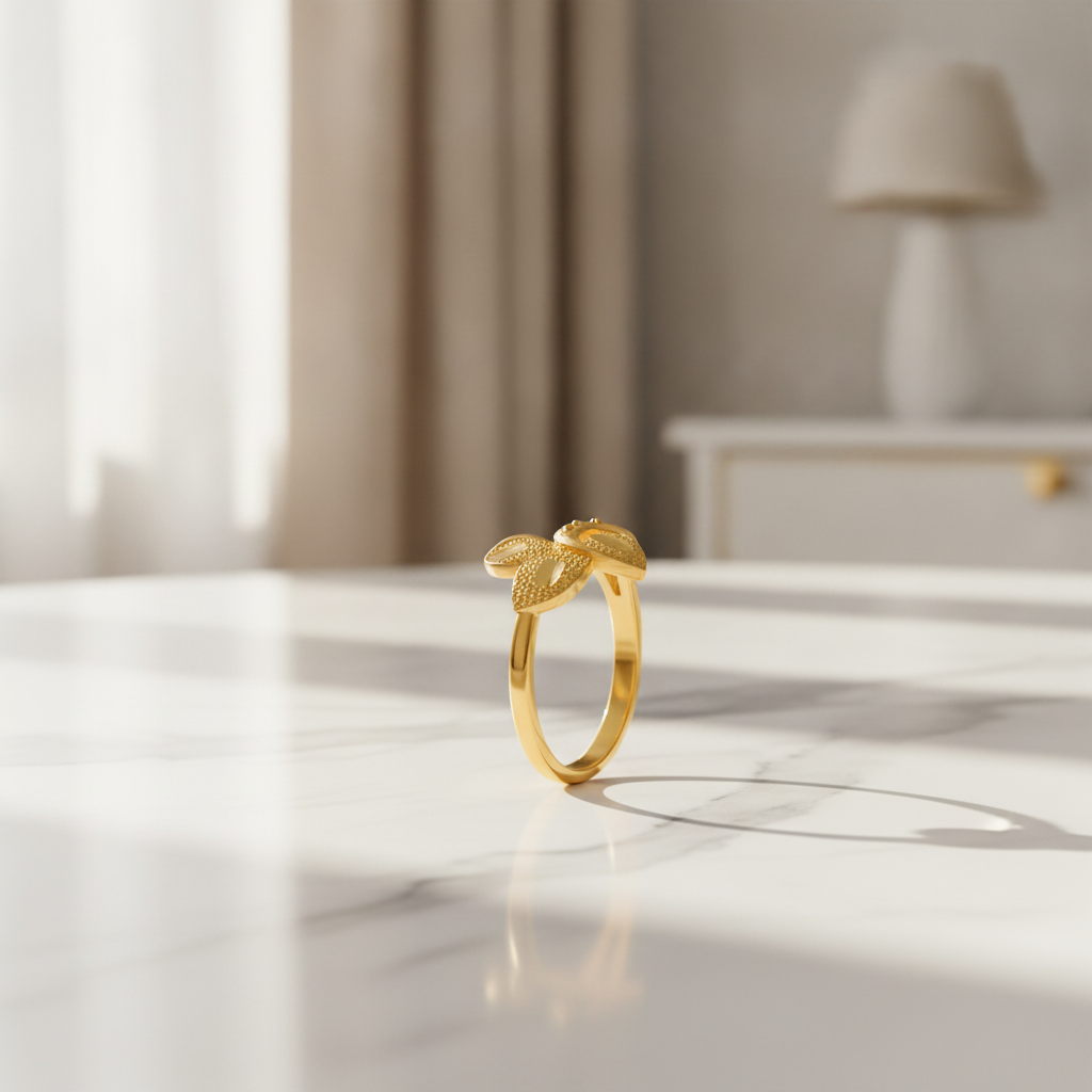 Regal Triple Petal Harmony Statement Ring