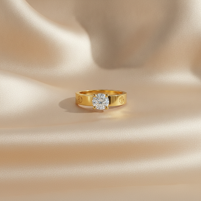 Royal Solitaire Crest Designer Ring