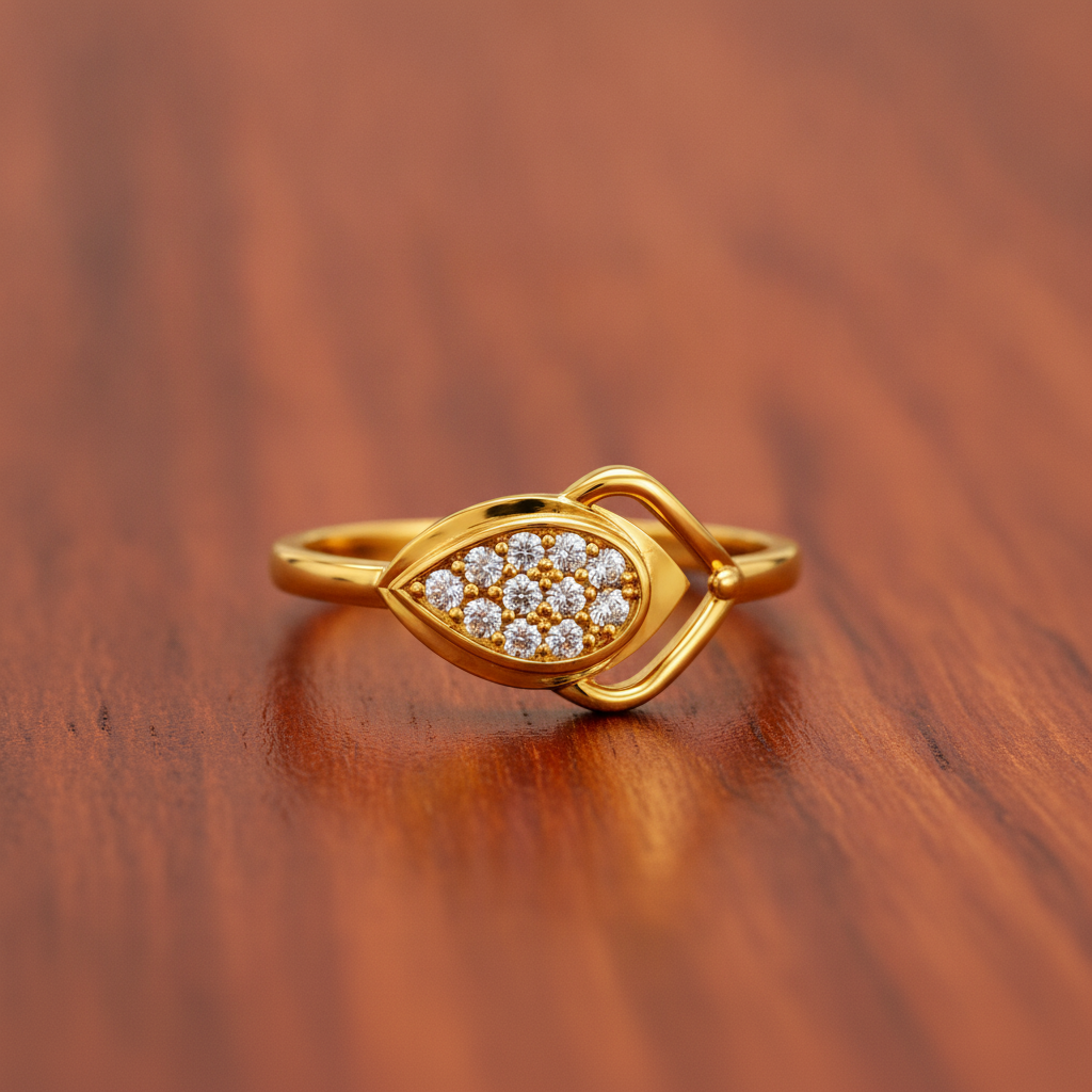 Eternal Leaf Radiance Designer Ring For Women