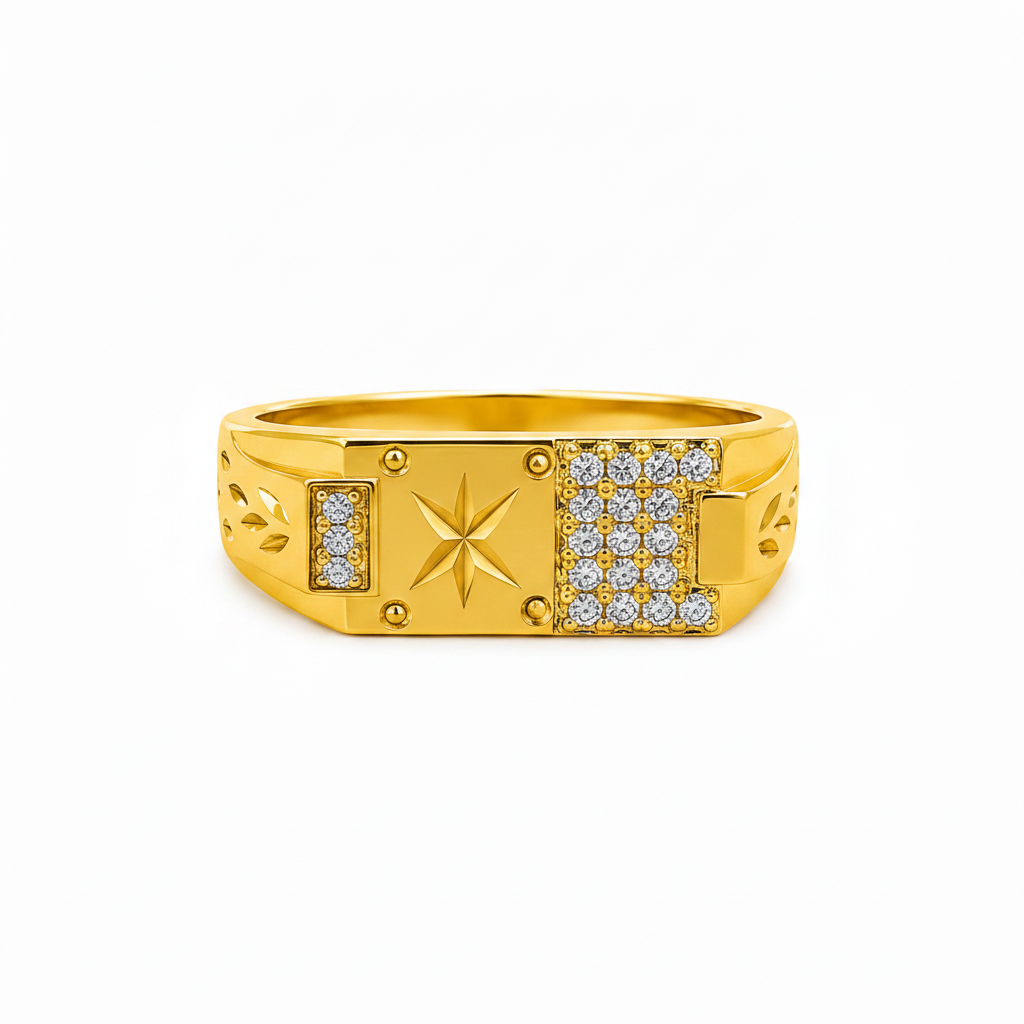 Imperial Star Crest Pavé Luxe Ring