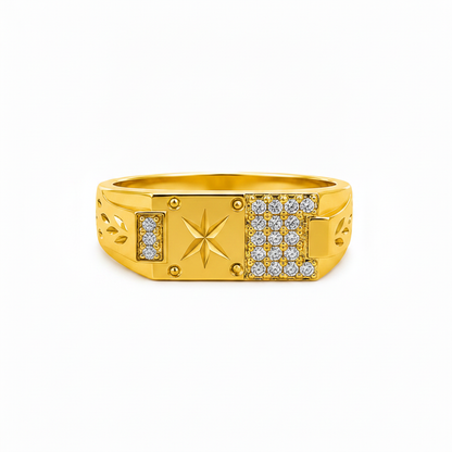 Imperial Star Crest Pavé Luxe Ring