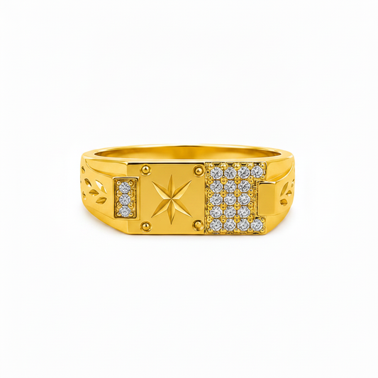 Imperial Star Crest Pavé Luxe Ring