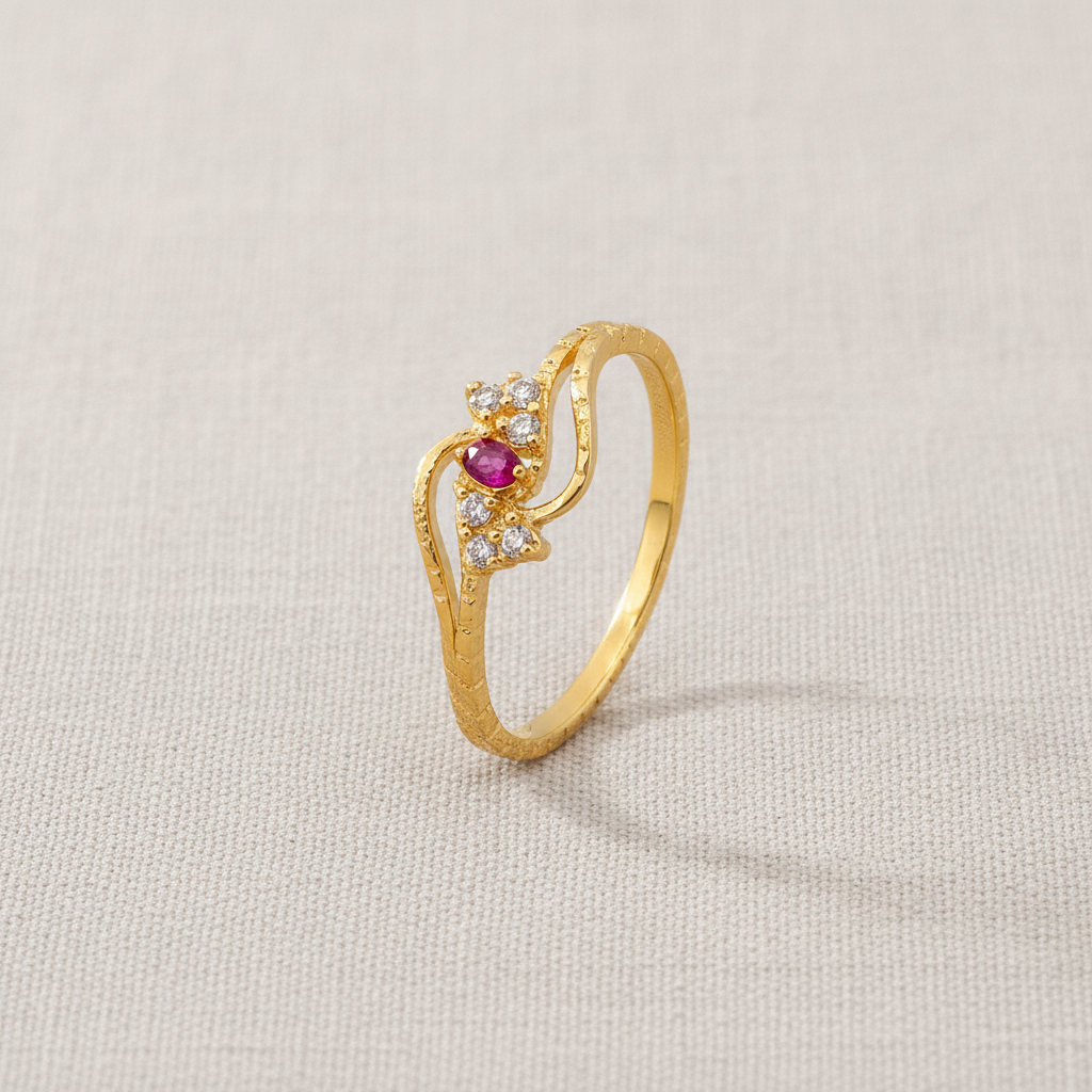 Royal Crimson Infinity Luxe Ring
