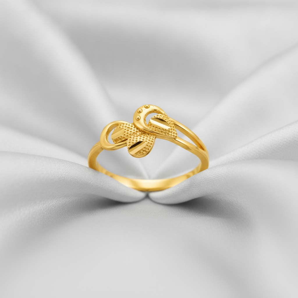 Regal Triple Petal Harmony Statement Ring