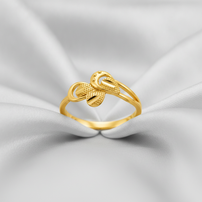 Regal Triple Petal Harmony Statement Ring