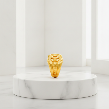 Imperial Tri-Emblem Heritage Statement Ring for Men