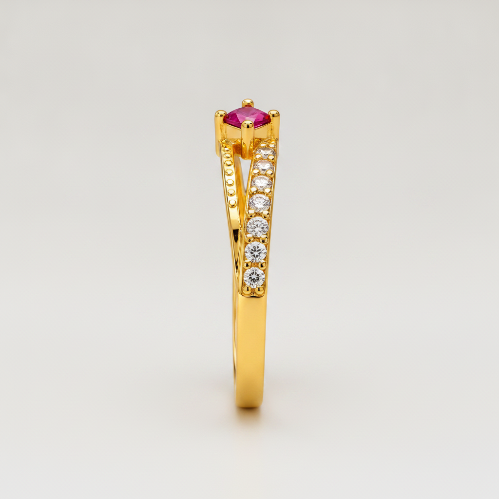 Imperial Ruby Brilliance Eternity Ring
