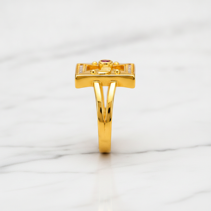 Regal Ruby Gateway Radiance Statement Ring for Women