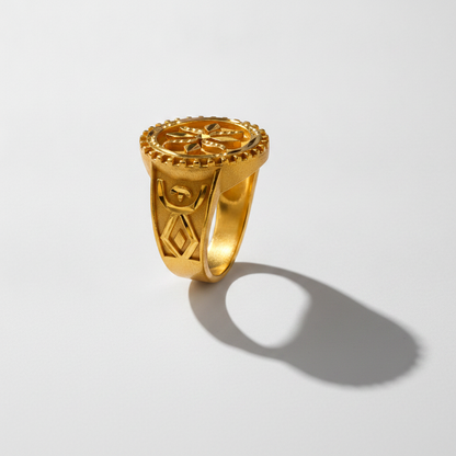 Imperial Bloom Crest Statement Ring
