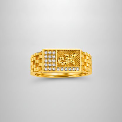 Imperial Crownstone Gold Men’s Ring