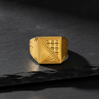 Regal Prism Heritage Statement Ring for Men