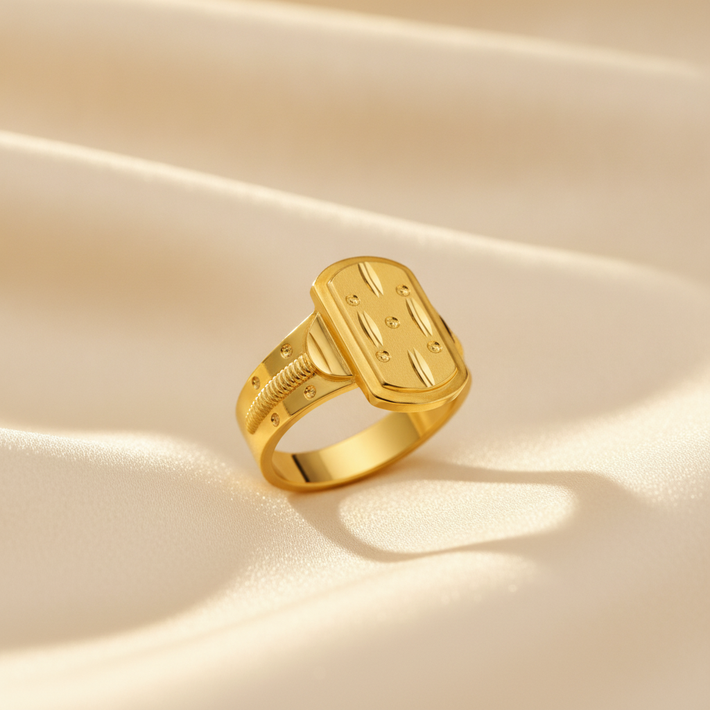 Imperial Shield Crest Designer Ring