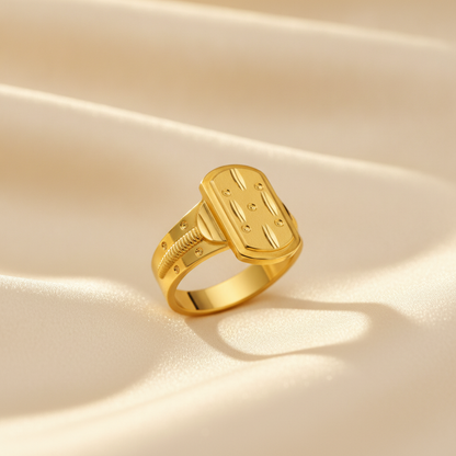 Imperial Shield Crest Designer Ring