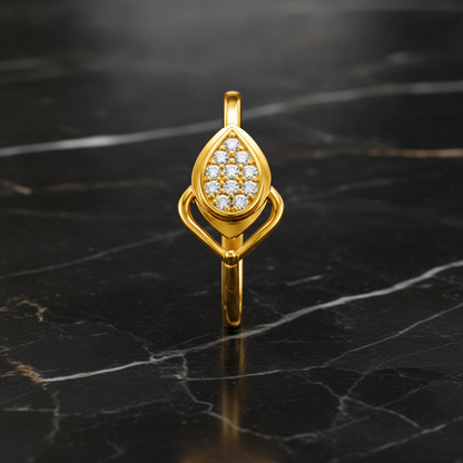 Eternal Leaf Radiance Designer Ring For Women