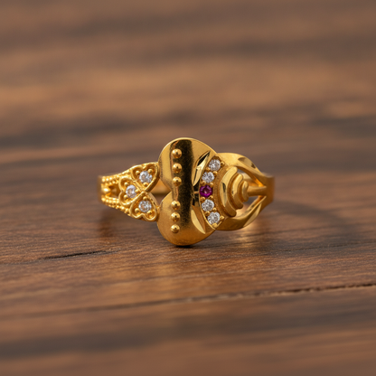 Imperial Ruby Vinework Statement Ring