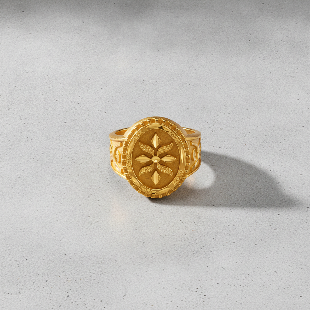 Imperial Bloom Crest Statement Ring