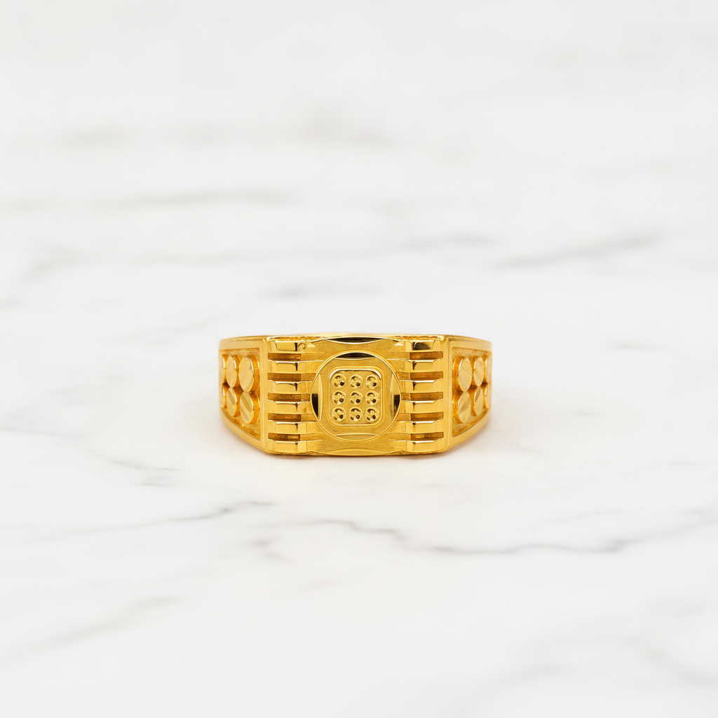 Royal Gridcrest Heritage Statement Ring for Men