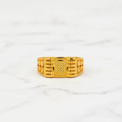 Royal Gridcrest Heritage Statement Ring for Men