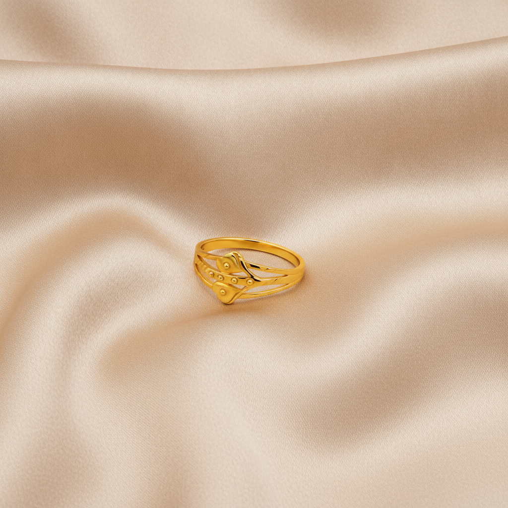 Love Knot Double Heart Ring For Women