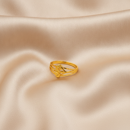 Love Knot Double Heart Ring For Women