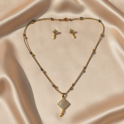NUGOLD Luxe Radiance Dual-Tone Jewelry Set
