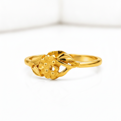 Regal Floral Vine Elegance Statement Ring for Women