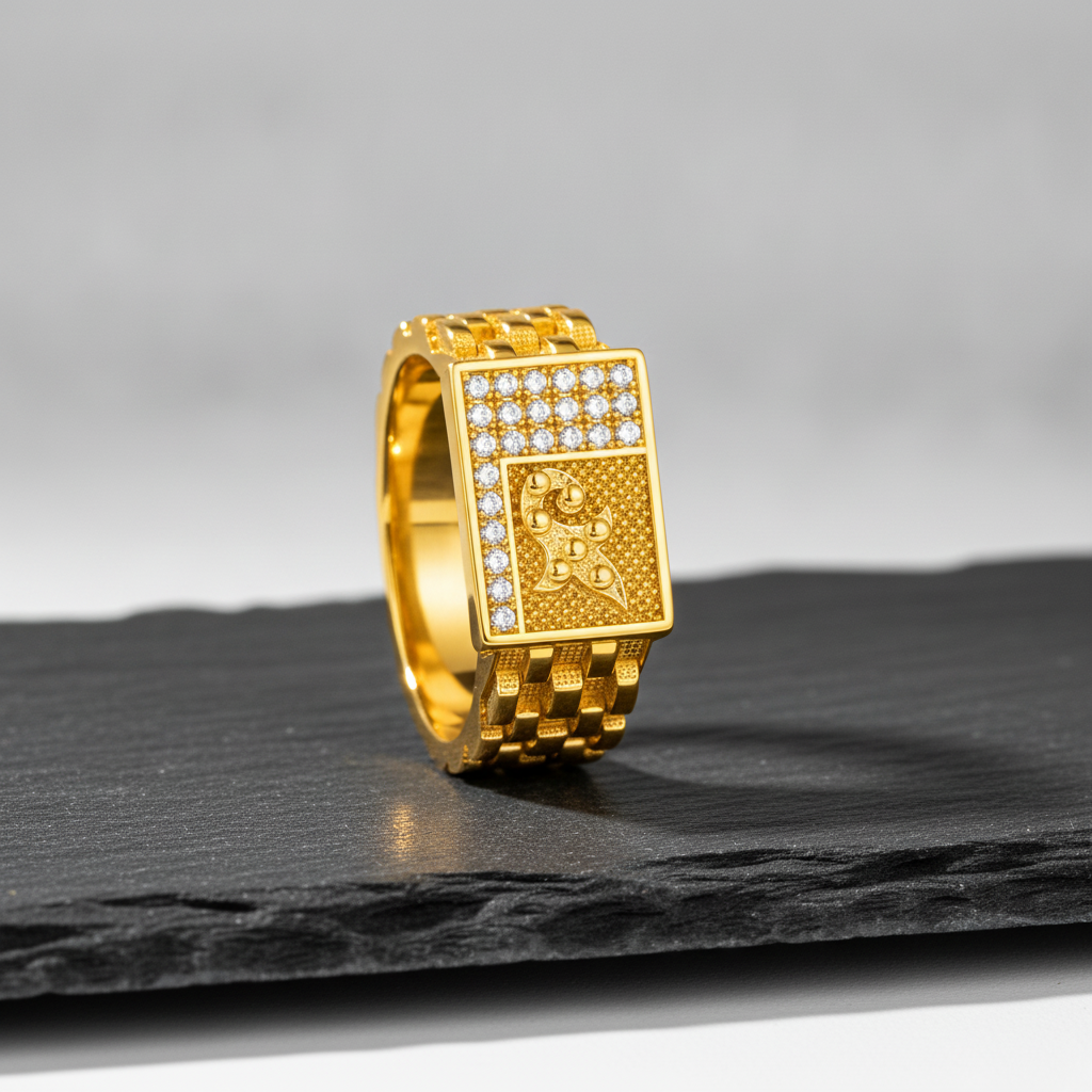 Imperial Crownstone Gold Men’s Ring