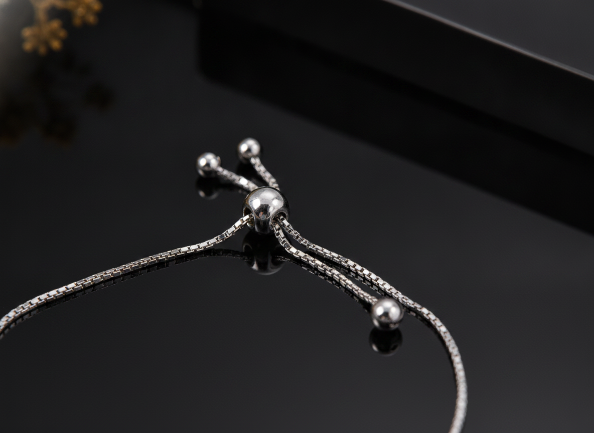 Classic CZ Tennis 925 Sterling Silver Adjustable Bracelet for Women & Girls