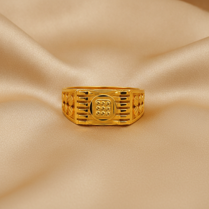 Royal Gridcrest Heritage Statement Ring for Men