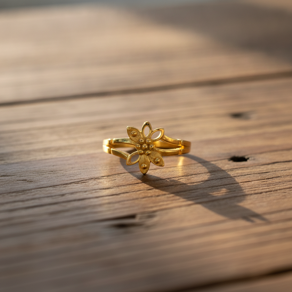 Regal Starbloom Petal Embrace Ring for Women