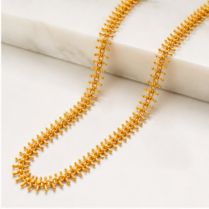 NUGOLD Designer Tassel Link Chain For Women